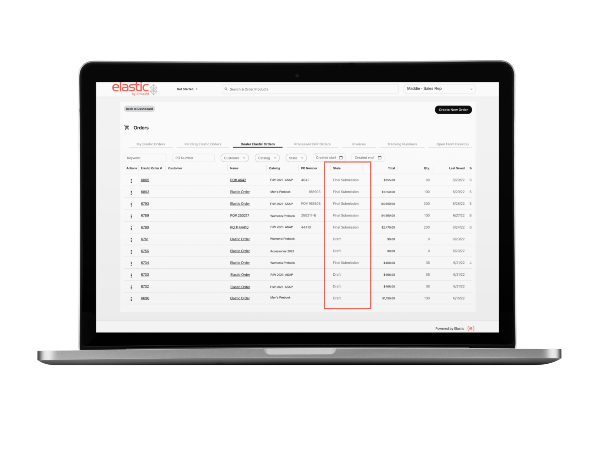 orders widget orders widget