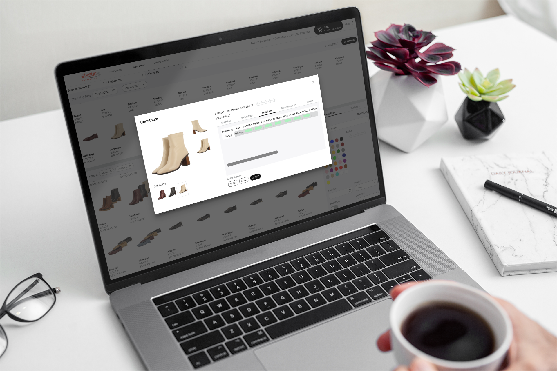 Footwear - Generic - Assortment planner product detail view Macbook Footwear – Generic – Assortment planner product detail view Macbook