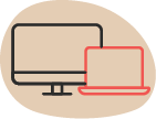 Laptop and Desktop Icon