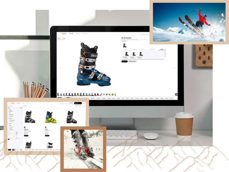 Ski Digital Catalog Graphic