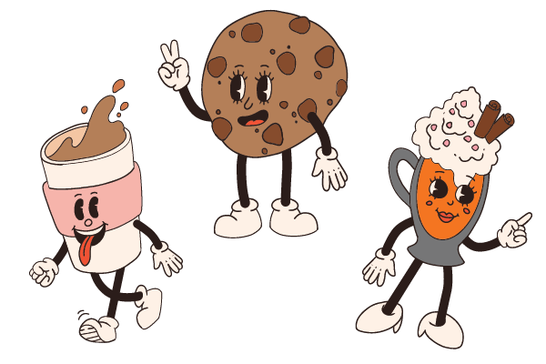 coffee and sweet treat trio coffee and sweet treat trio