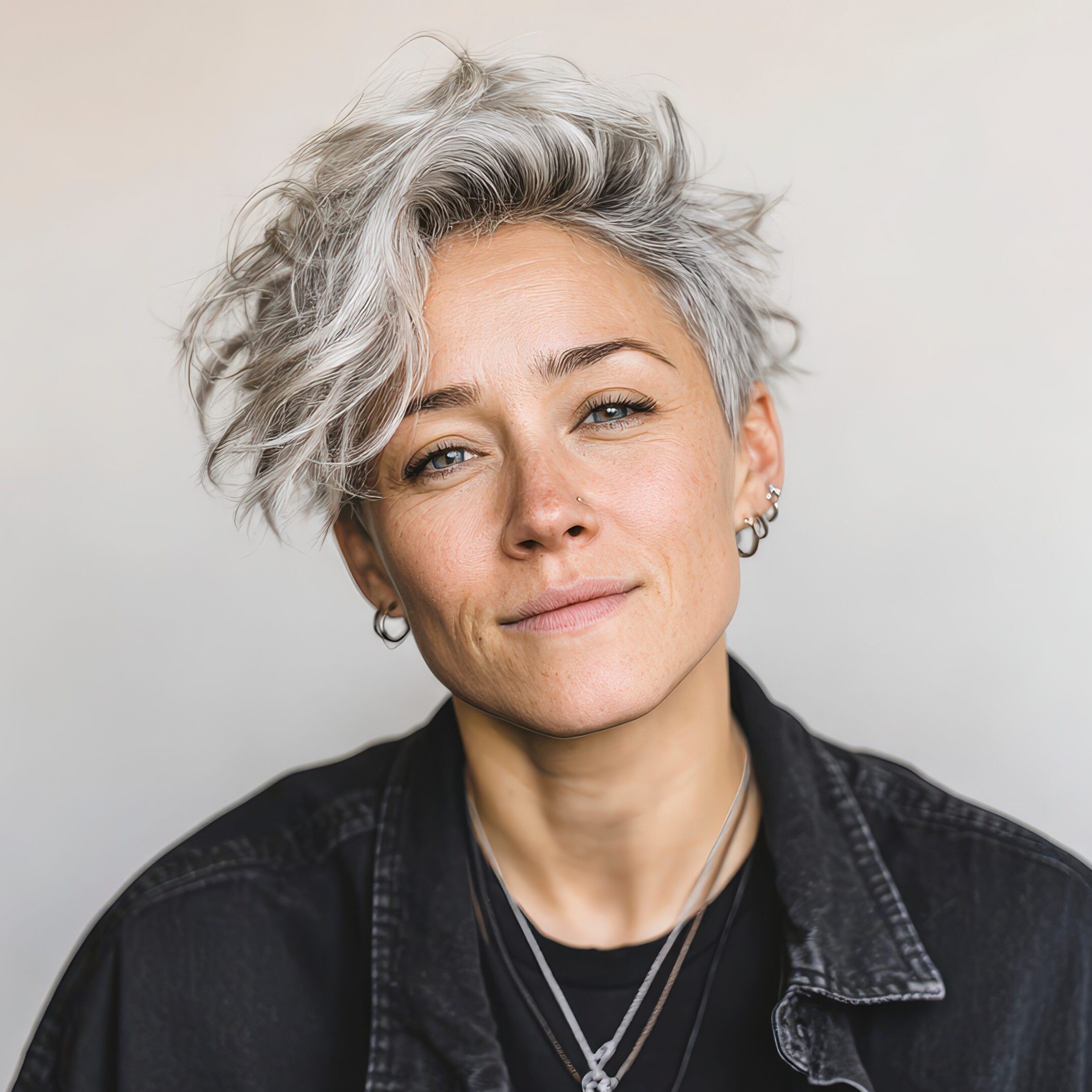 Headshot LGBT woman